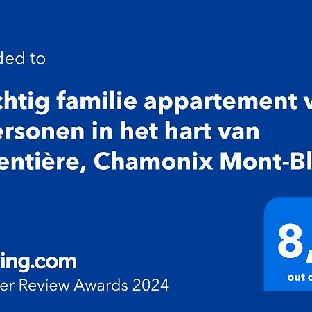 Prachtig Familie Appartement Voor 6 Personen In Het Hart Van Argentiere, Chamonix Mont-Blanc Dış mekan fotoğraf
