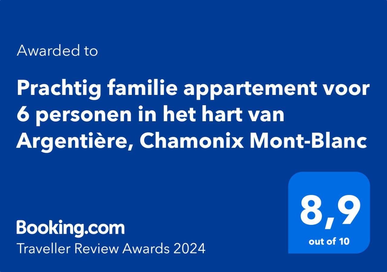 Prachtig Familie Appartement Voor 6 Personen In Het Hart Van Argentiere, Chamonix Mont-Blanc Dış mekan fotoğraf