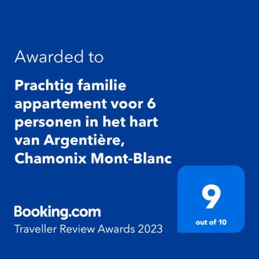 Prachtig Familie Appartement Voor 6 Personen In Het Hart Van Argentiere, Chamonix Mont-Blanc Dış mekan fotoğraf